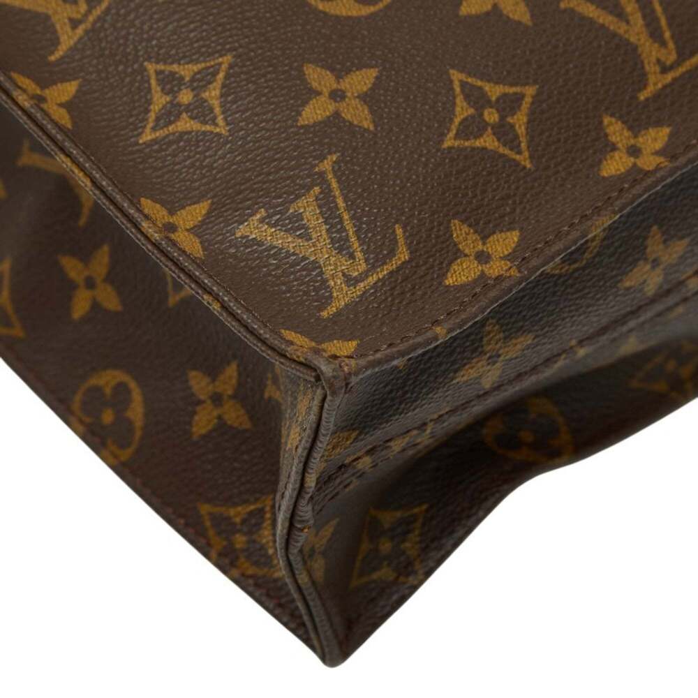 LOUIS VUITTON Brown Monogram Leather Tote Bag - Picture 4 of 14